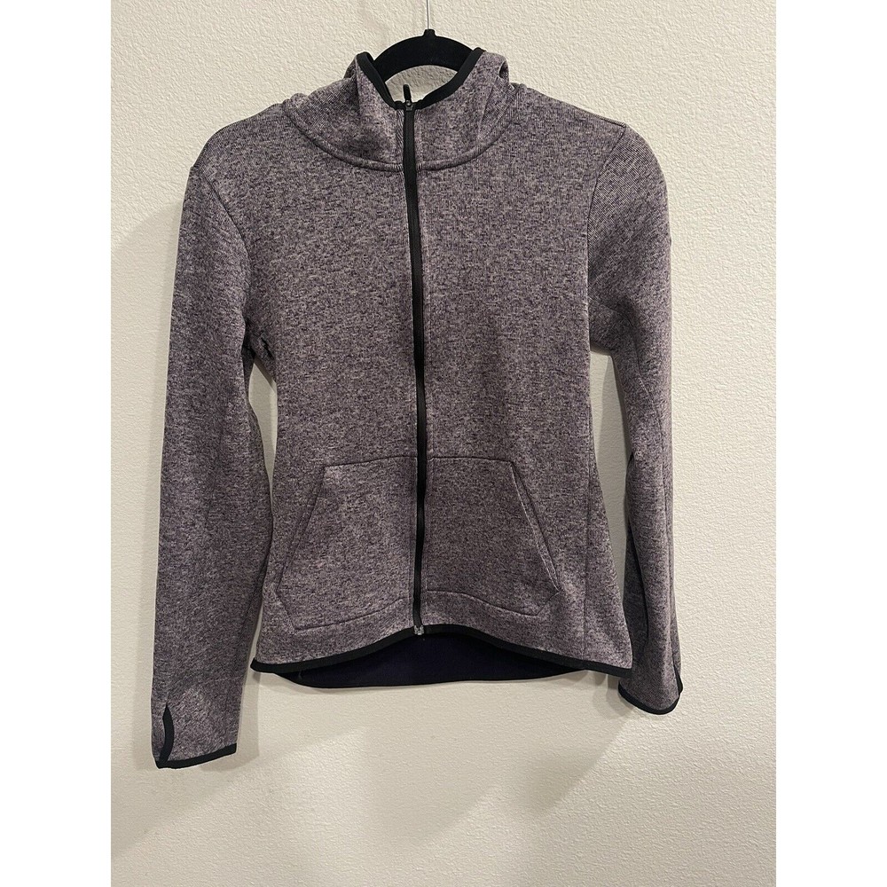 Nike Dri-Fit Therma Full Zip Training Hoodie Purple Jacket Sz Small 803505-524